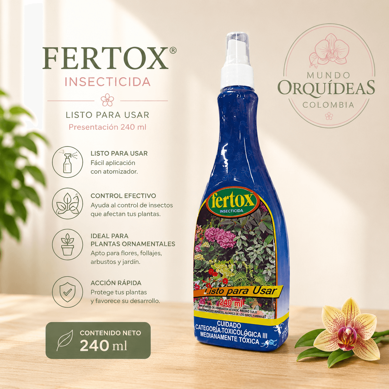 Insecticida Fertox 240 ml
